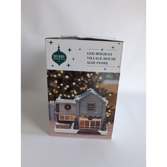 New 2024 Merry Moments Aldi Store Light Up Holiday Christmas Village House - Picture 7 of 7